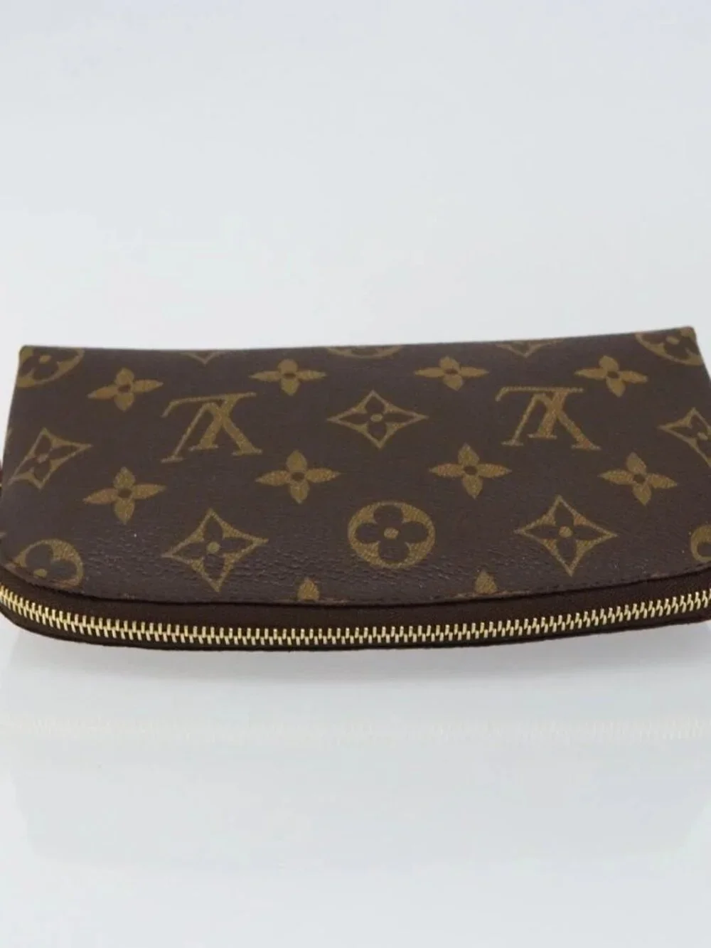 LOUIS VUITTON Monogram Pochette Cosmetic PM Pouch M43998 LV Auth